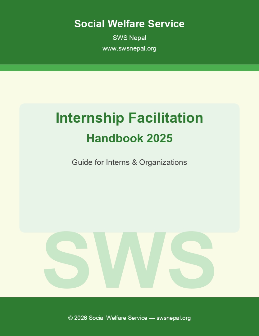 SWS Internship Facilitation Handbook Cover